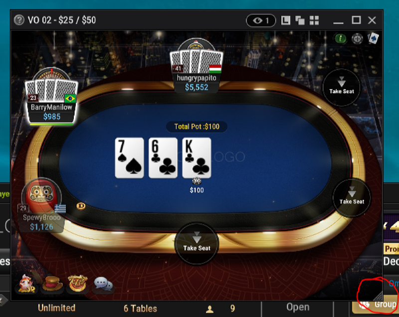 Cách thức chia bài của Poker Omaha